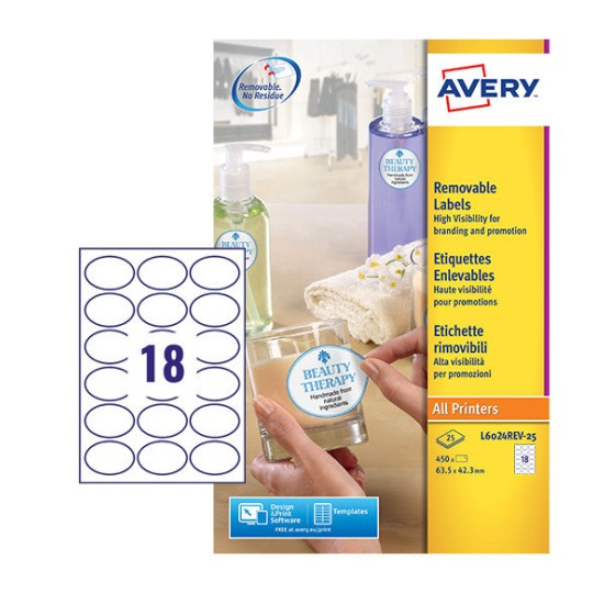 Avery oval label template