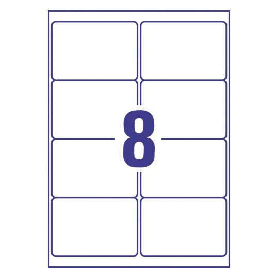 Ultra Resistant Labels B3427-50 74 x 105 mm