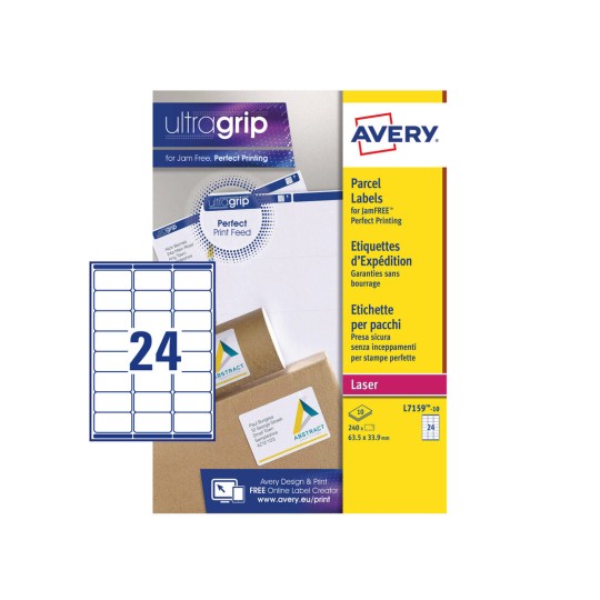 Address Labels L7159-10 Content: 240 Labels / 10 Sheet