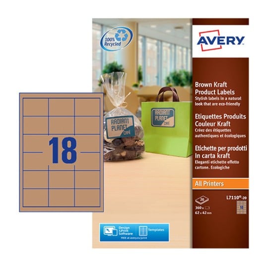 Kraft Labels L7110-20