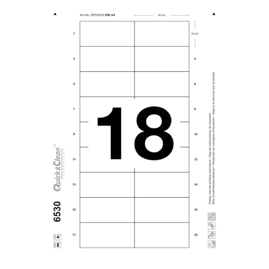 Printable Inserts 6530 | 6530 | Avery