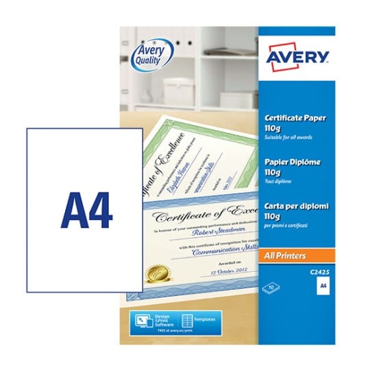 Certificate Paper C2425 Inhalt: 10 Sheet