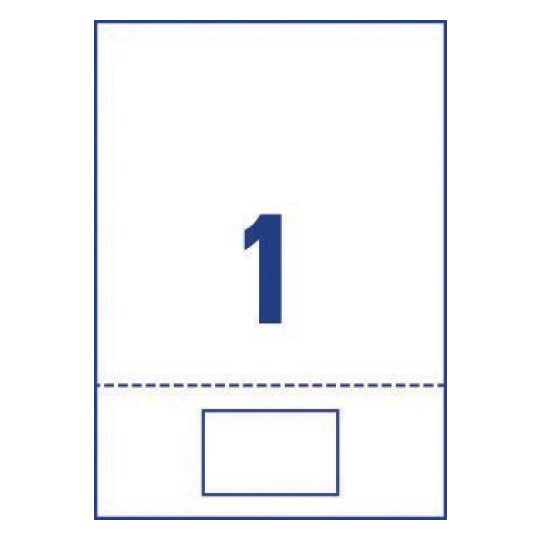 2-in-1 Invitation & Name Badge L4797-100 80 x 50 mm