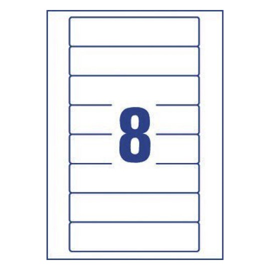 Removable Labels E3214 155 x 35 mm