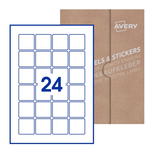 Square labels avery