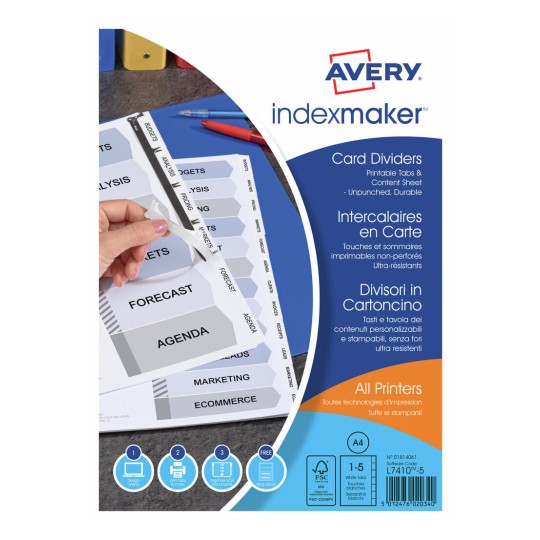 Index Maker™ Dividers, 01814061 01814061