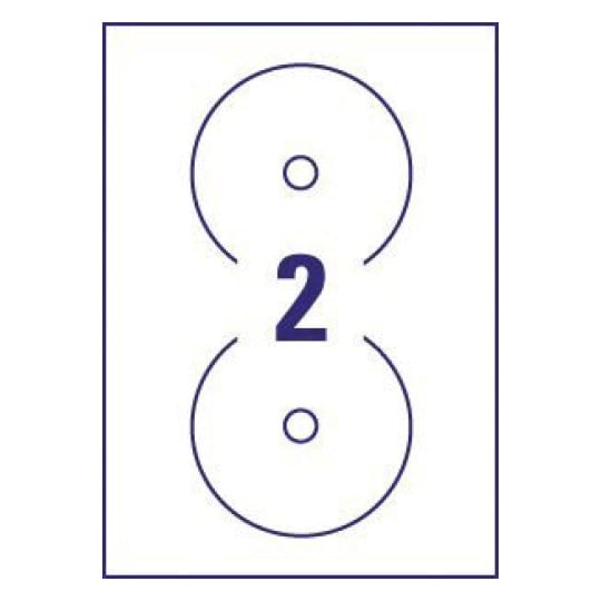 CD Labels C9660-25 117 mm