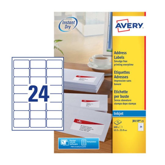 Address Labels J815925 Avery