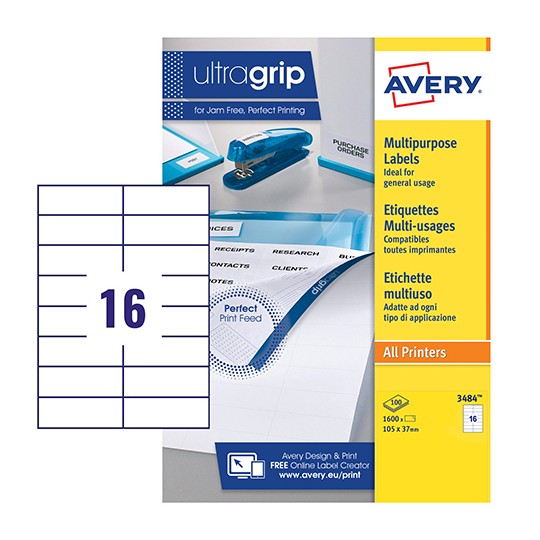 Multipurpose Labels 3484