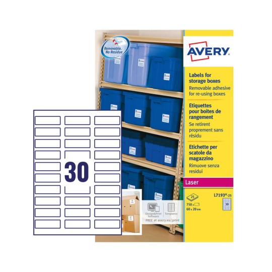 Storage Box Labels L7193-25