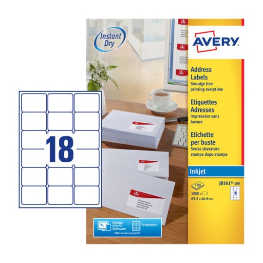 Address Labels | J8161-25 | Avery