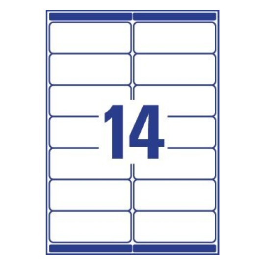 Address Labels, L7163, 40 sheets L7163-40 99.1 x 38.1 mm