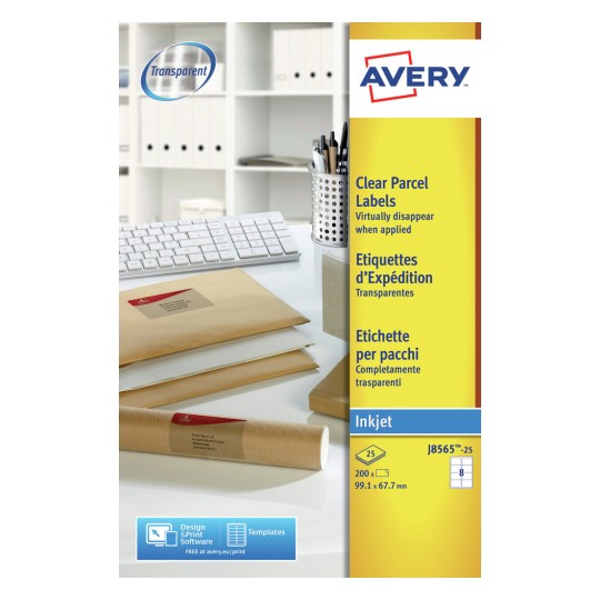 Parcel Labels J8565-25