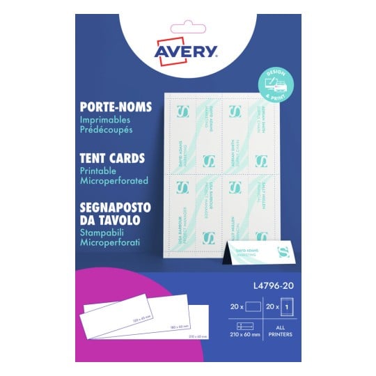 Tent Cards L4796-20
