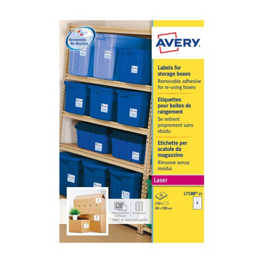 Storage Box Labels L7188-25