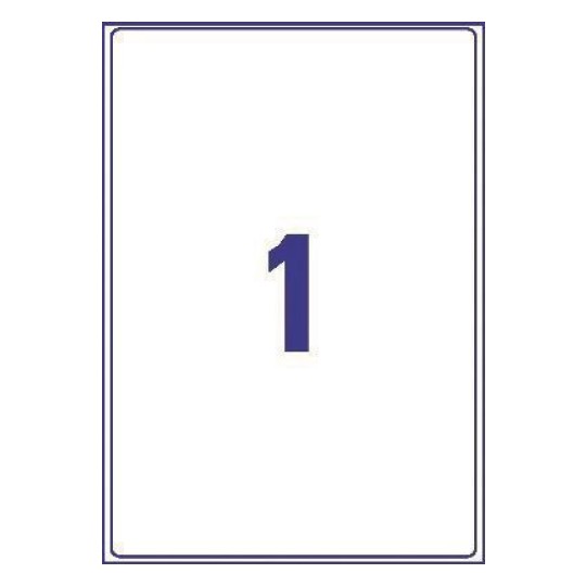 Parcel Labels J8567-25 210 x 297 mm