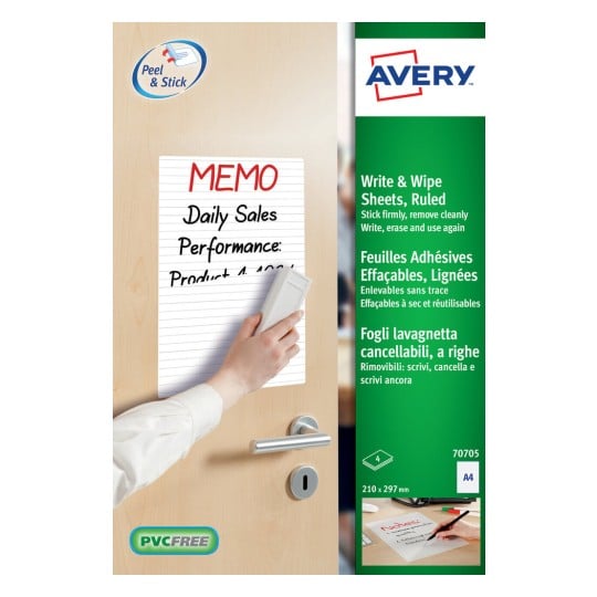 Write & Wipe Sheets 70705