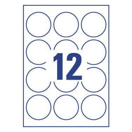 Round Product Labels L7104REV-20 60 mm