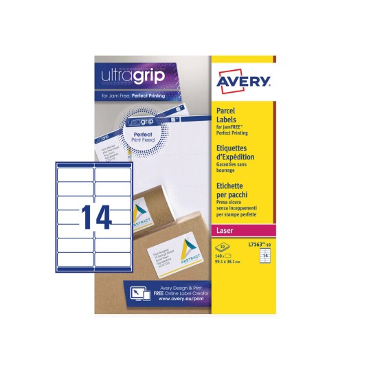 Address Labels L7163-10 Content: 140 Labels / 10 Sheet