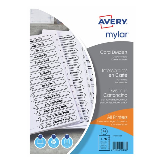 Mylar Dividers 05227061