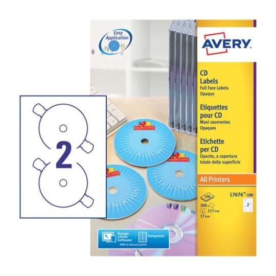 CD Labels L7676-100