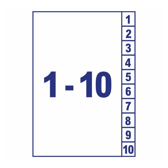 Mylar Dividers, 05248061 05248061 222 x 297 mm