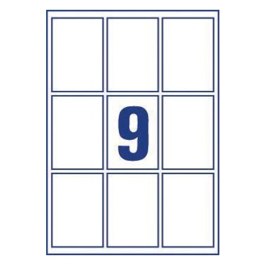 Rectangle Product Labels L7108REV-20 62 x 89 mm