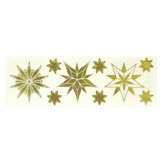 Gold Star Christmas ZDesign Stickers 56823 38 mm