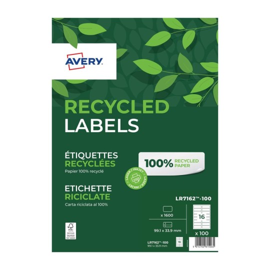 Address Labels LR7162-100 LR7162-100