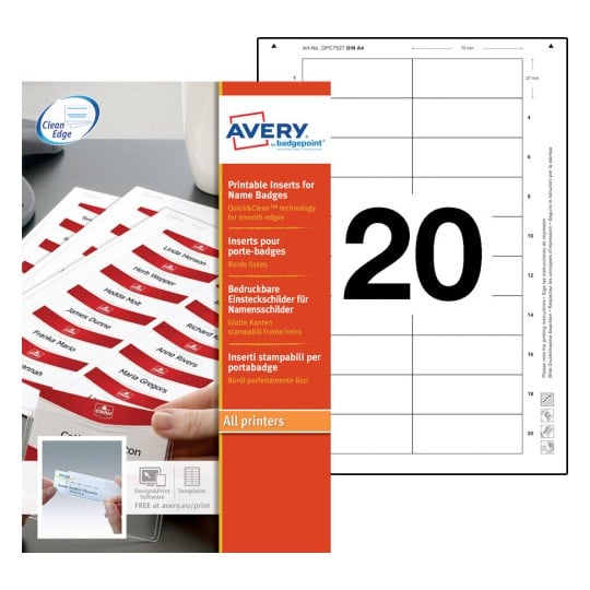 Printable Inserts 7527 7527