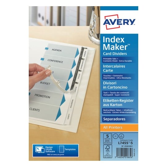 Index Maker™ Dividers, 05063061 05063061