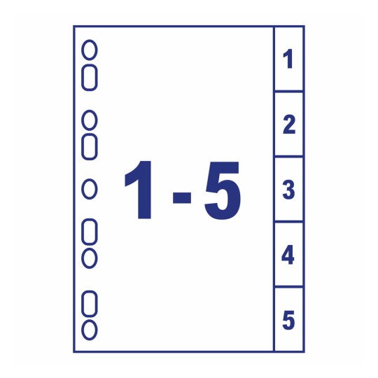 Mylar Dividers, 05460061 05460061 222 x 297 mm
