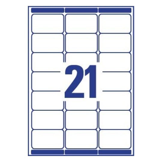 Address Labels, L7160, 100 sheets L7160-100 63.5 x 38.1 mm