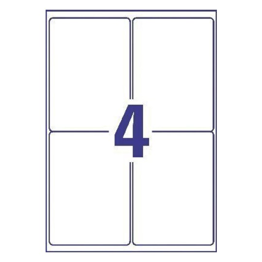 Ultra Resistant Labels B3483-50 105 x 148 mm