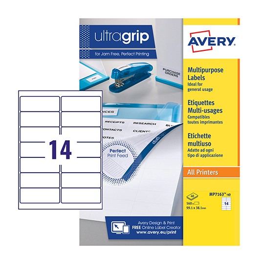 Multipurpose Labels MP7163-40