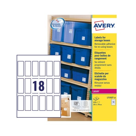 Storage Box Labels L7192-25