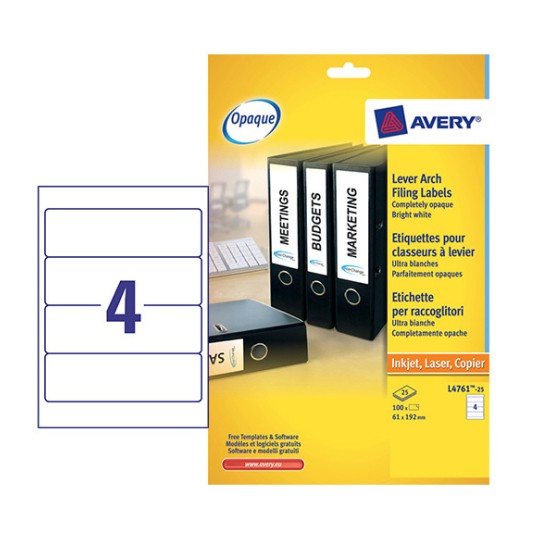 Filing Labels | L4761-25 | Avery