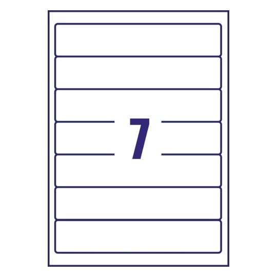 Wrap around labels template