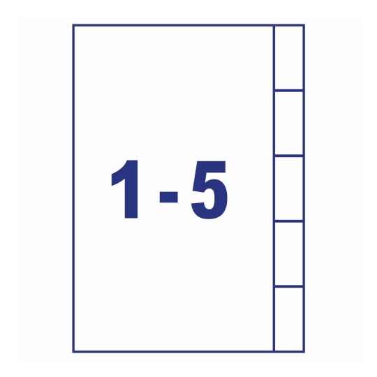 Index Maker™ Dividers, 01814061 01814061 222 x 297 mm