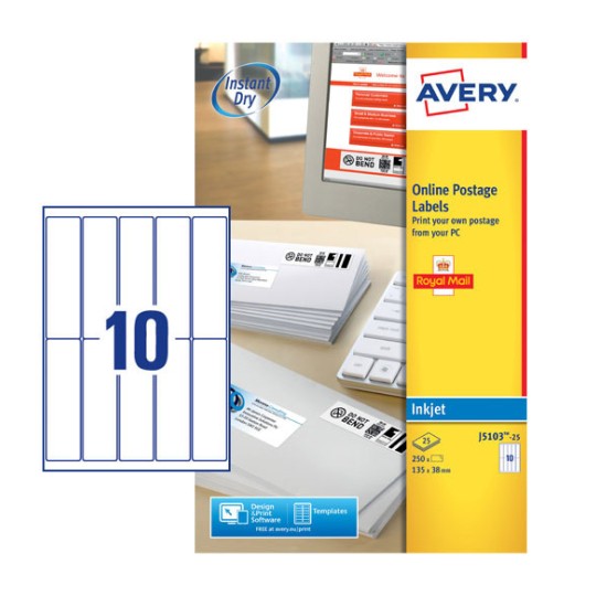 Postage Labels J5103-25