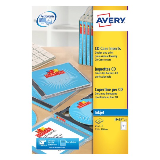 CD Case Inserts J8435-25