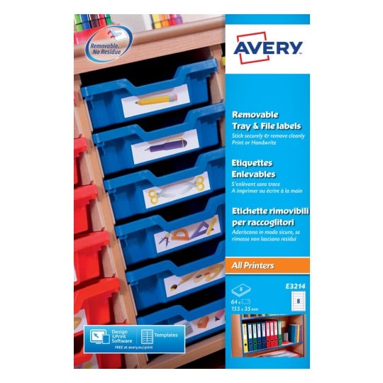 Removable Labels E3214