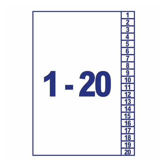 Mylar Dividers, 05242061 05242061 222 x 297 mm