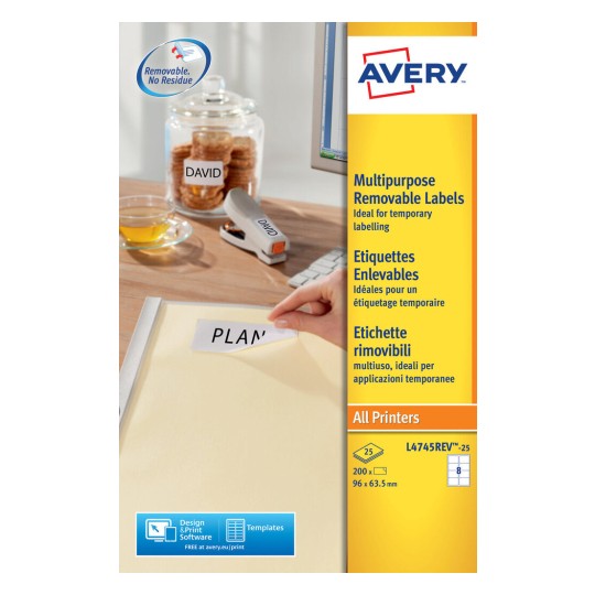 Multipurpose Labels L4745REV-25