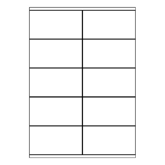 Template for Avery 105x57-R | Avery