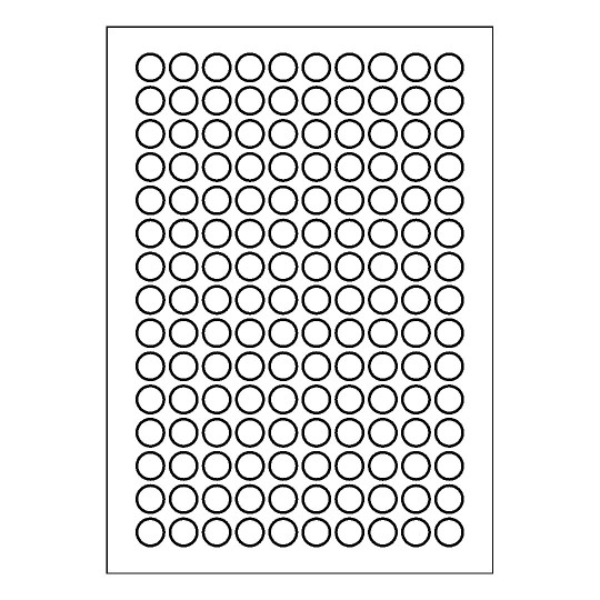 Template for Avery 15-RND | Avery