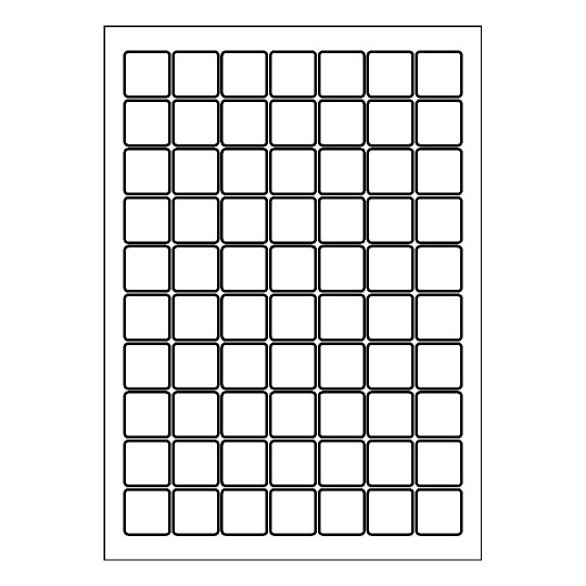 Avery square labels template