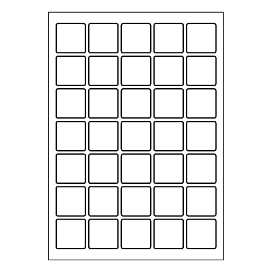 Template for Avery 35x35-S | Avery