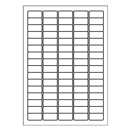 Template for Avery 36x17-R | Avery