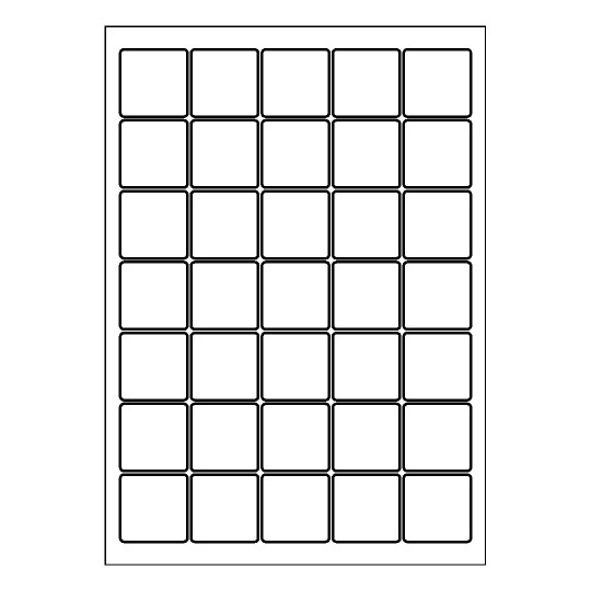 Template for Avery 37x37-S | Avery